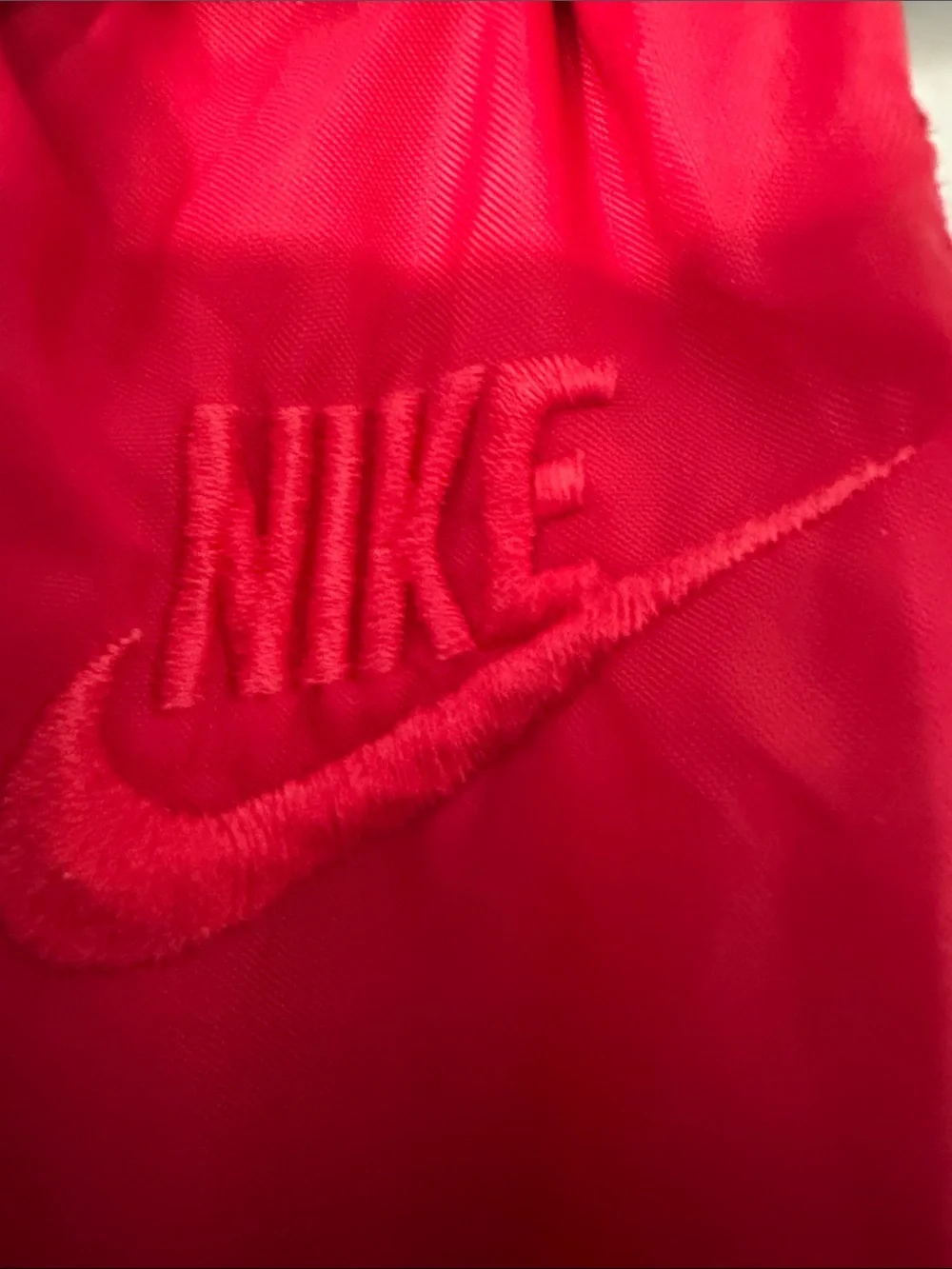 Nike Vintage Men's Red Athletic Track Pants